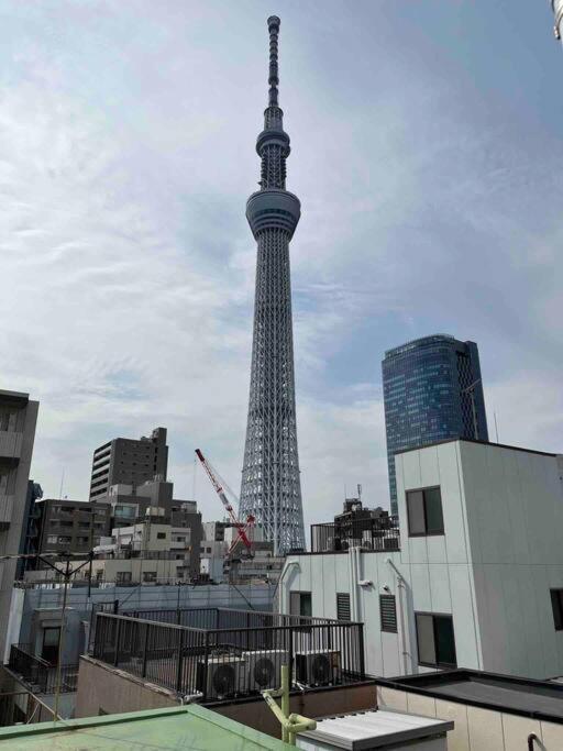 203 Oshiage Sta 3Mins Walk! Wi-Fi Elevator 4Pax Apartman Tokió Kültér fotó