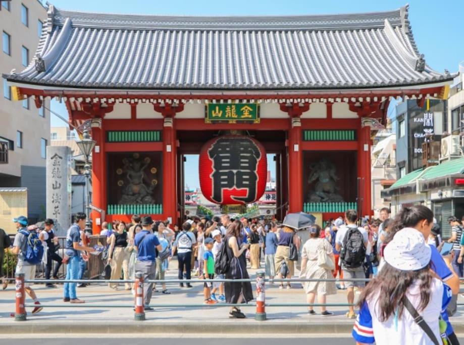 203 Oshiage Sta 3Mins Walk! Wi-Fi Elevator 4Pax Apartman Tokió Kültér fotó