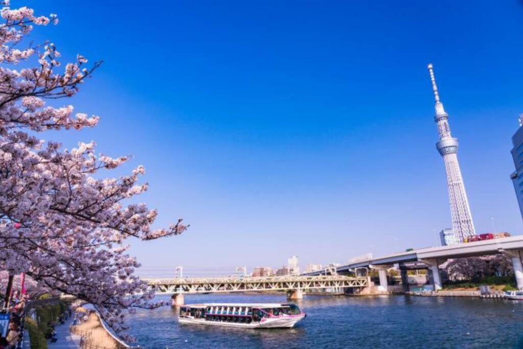 203 Oshiage Sta 3Mins Walk! Wi-Fi Elevator 4Pax Apartman Tokió Kültér fotó