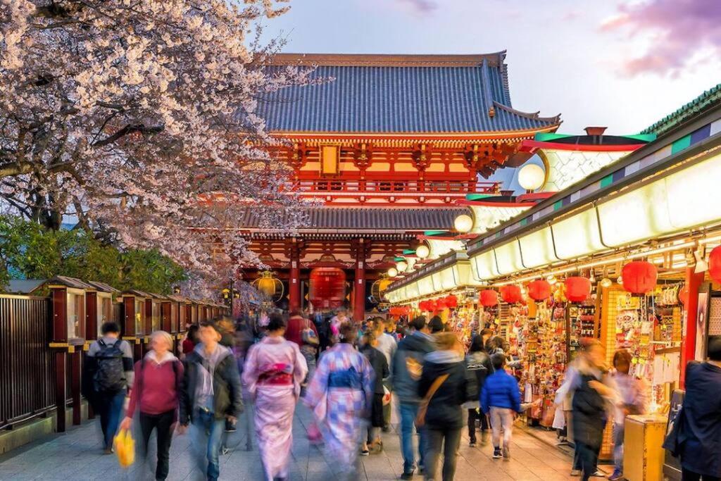 203 Oshiage Sta 3Mins Walk! Wi-Fi Elevator 4Pax Apartman Tokió Kültér fotó
