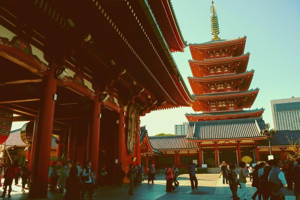 203 Oshiage Sta 3Mins Walk! Wi-Fi Elevator 4Pax Apartman Tokió Kültér fotó